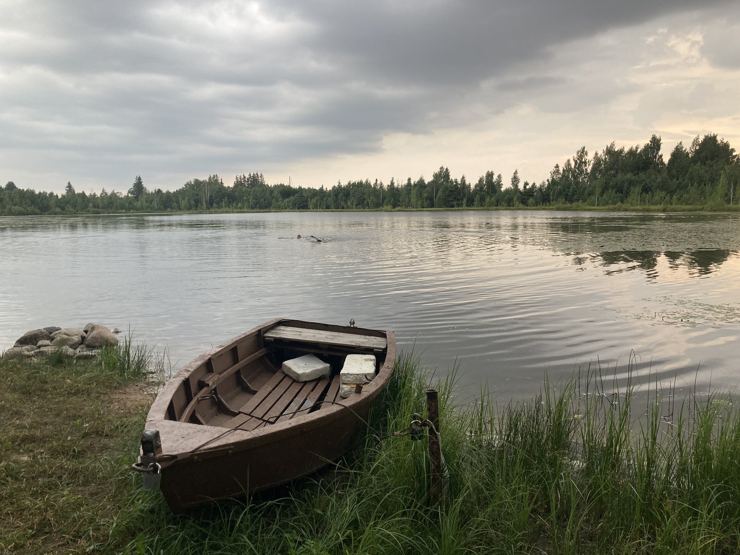 Unser Schlafplatz am See